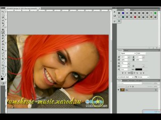 tutorials, video tutorials on photoshop: changing hair color